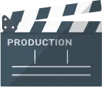 Movie Clapperboard SVG Icon